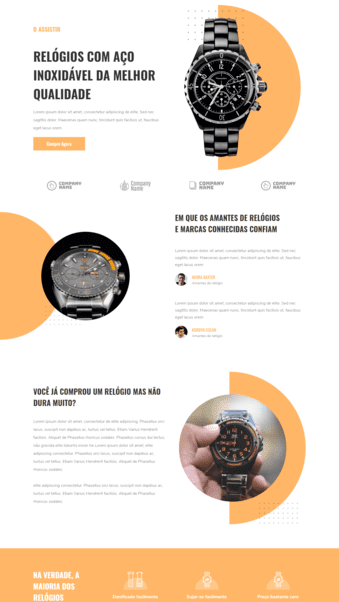 landing page