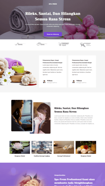 landing page