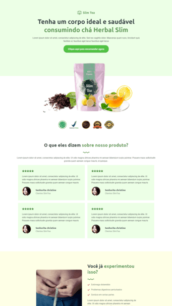 landing page