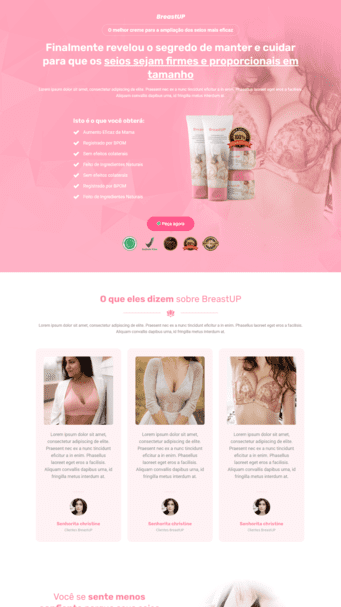 landing page