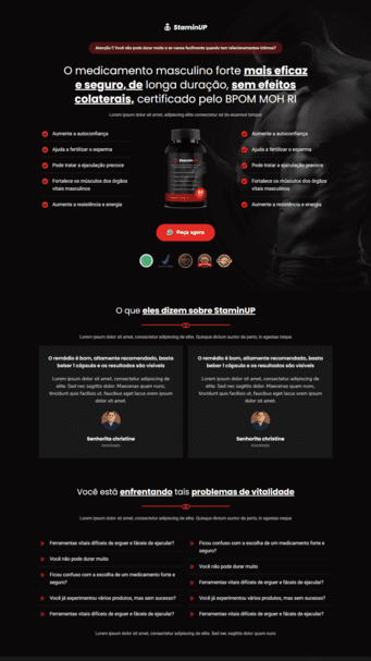 landing page