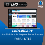 Biblioteca de plugins e temas Premium - LND Library - R$49.90 - Site unico/Site